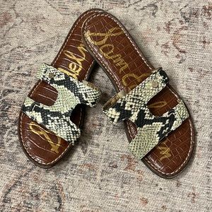 Sam Edelman snake skin sandal- sz 6 1/2